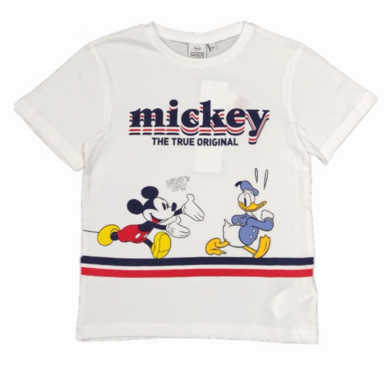 Mickey Mouse T-Shirt Weiß "The True Original"